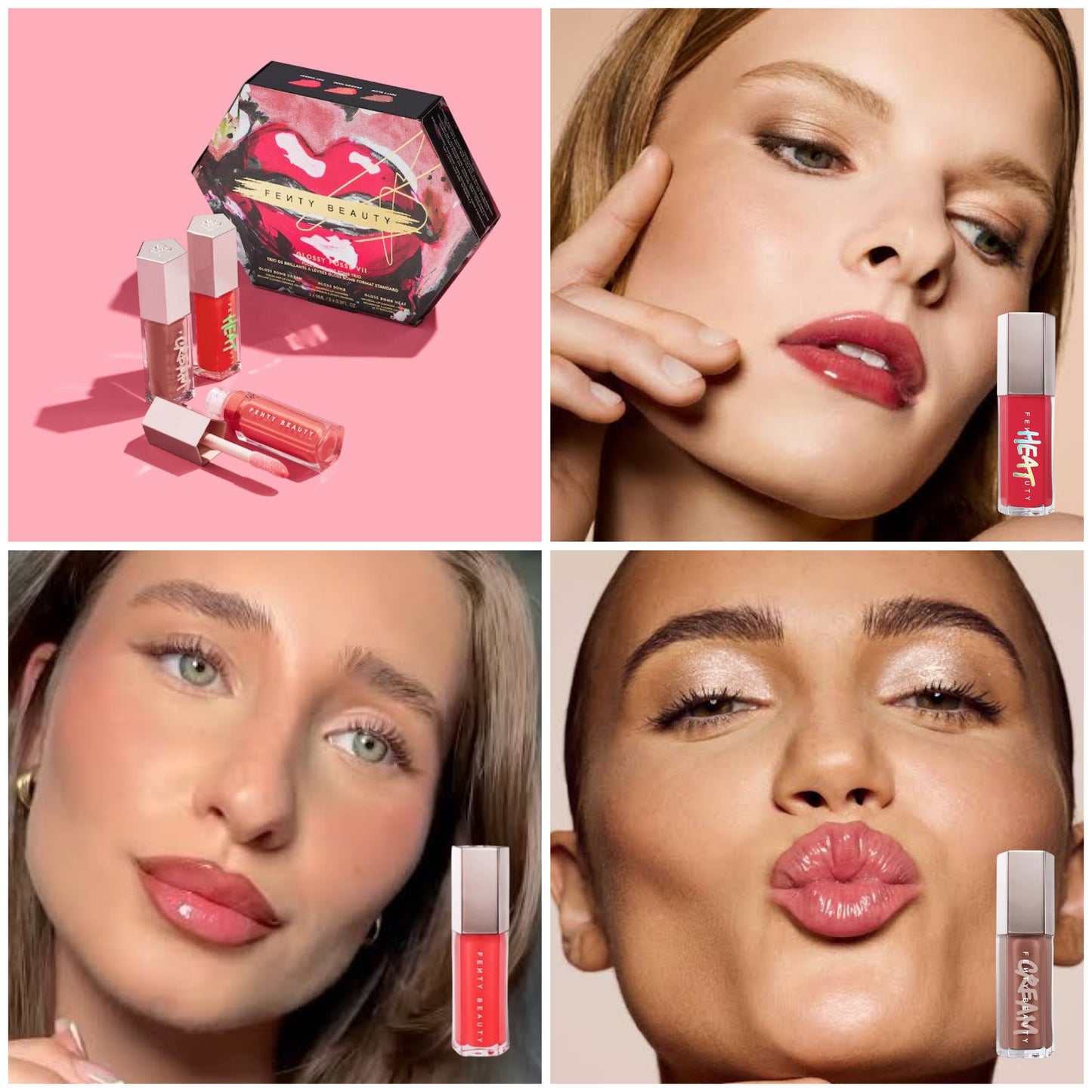 Fenty Beauty - Glossy Posse 7.0 Full-Size Gloss Bomb Trio