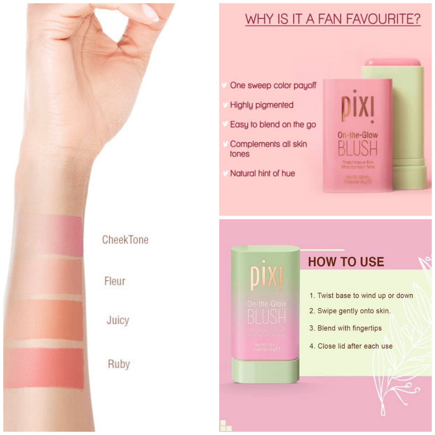 Pixi - On-the-Glow Blush - RUBY