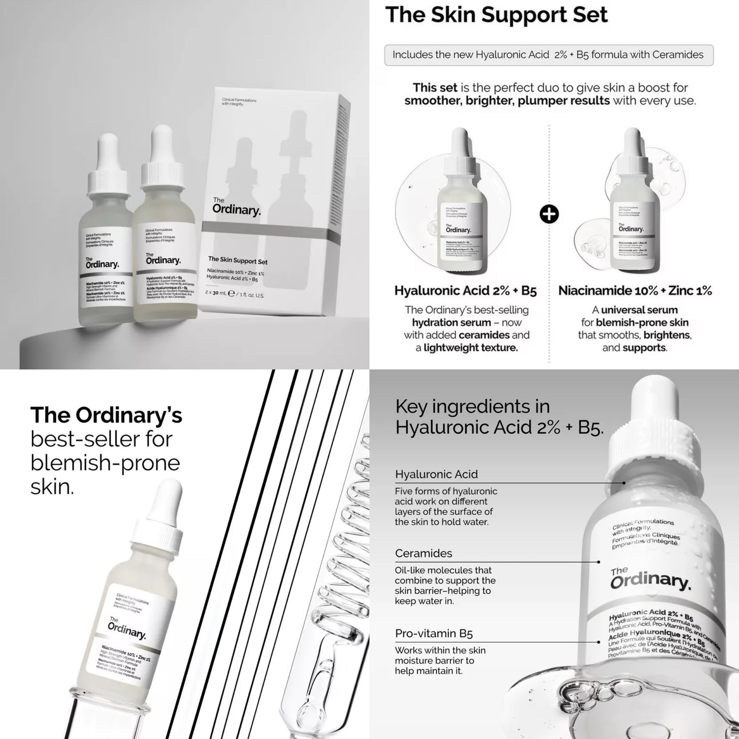 The Ordinary - The Skin Support Set