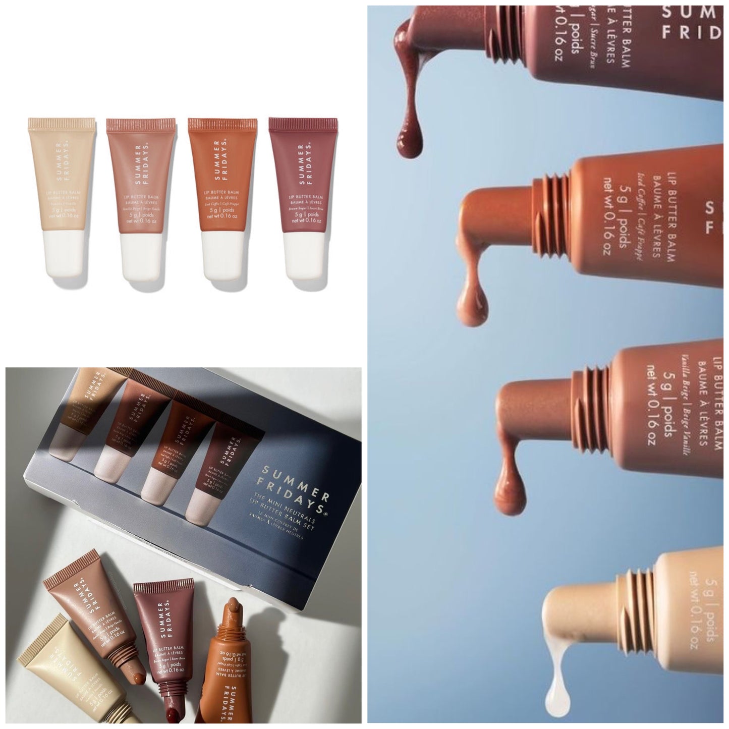 Summer Fridays - The Mini Neutrals Lip Butter Balm Set