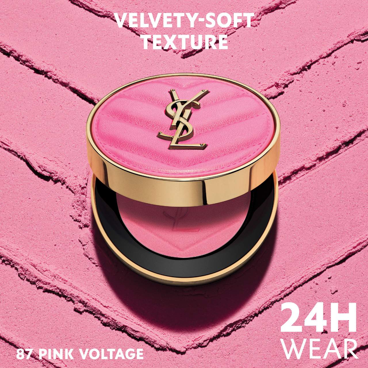 Yves Saint Laurent - Make Me Blush 24H Buildable Powder Blush - 87 PINK VOLTAGE