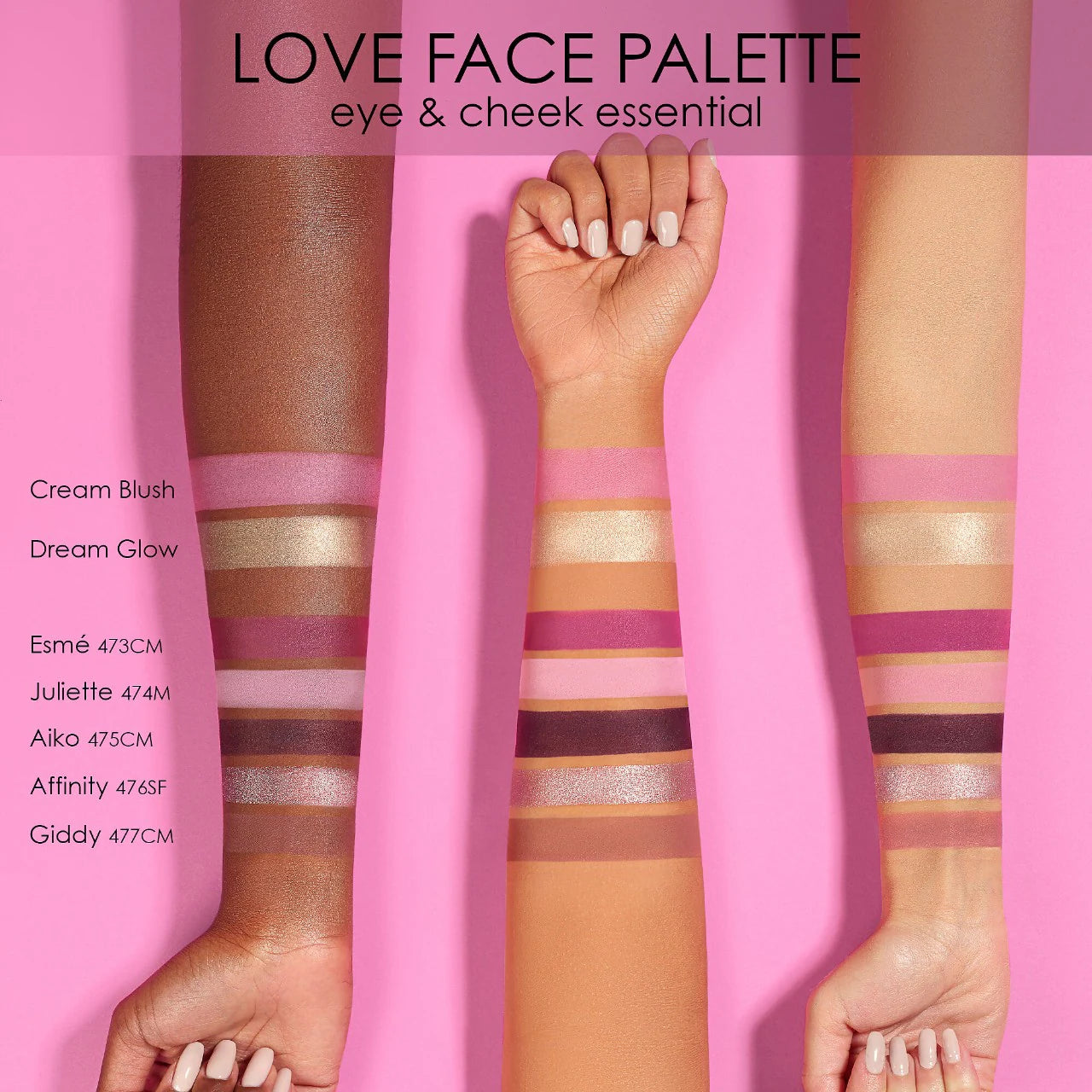 Natasha Denona - Love Face Eyeshadow & Cheek Essential Palette