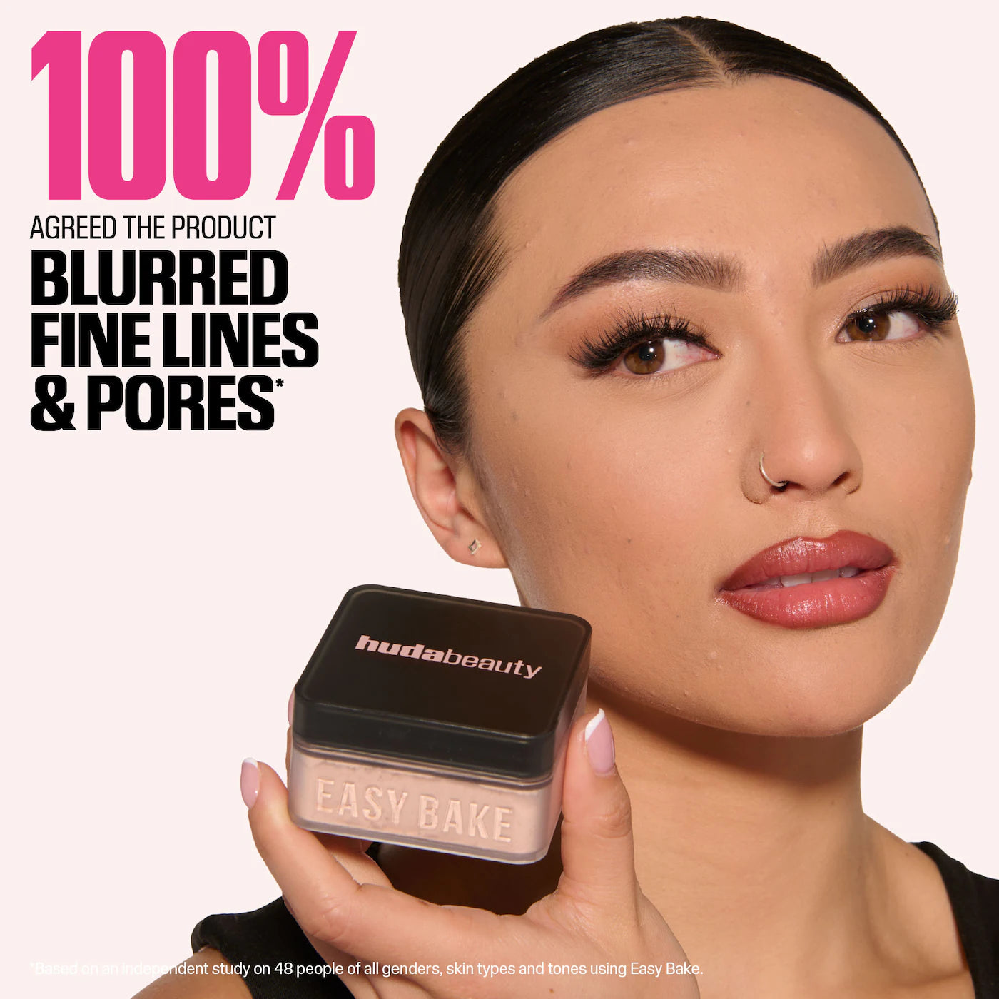 Huda Beauty - Easy Bake Loose Baking & Setting Powder - CHERRY BLOSSOM