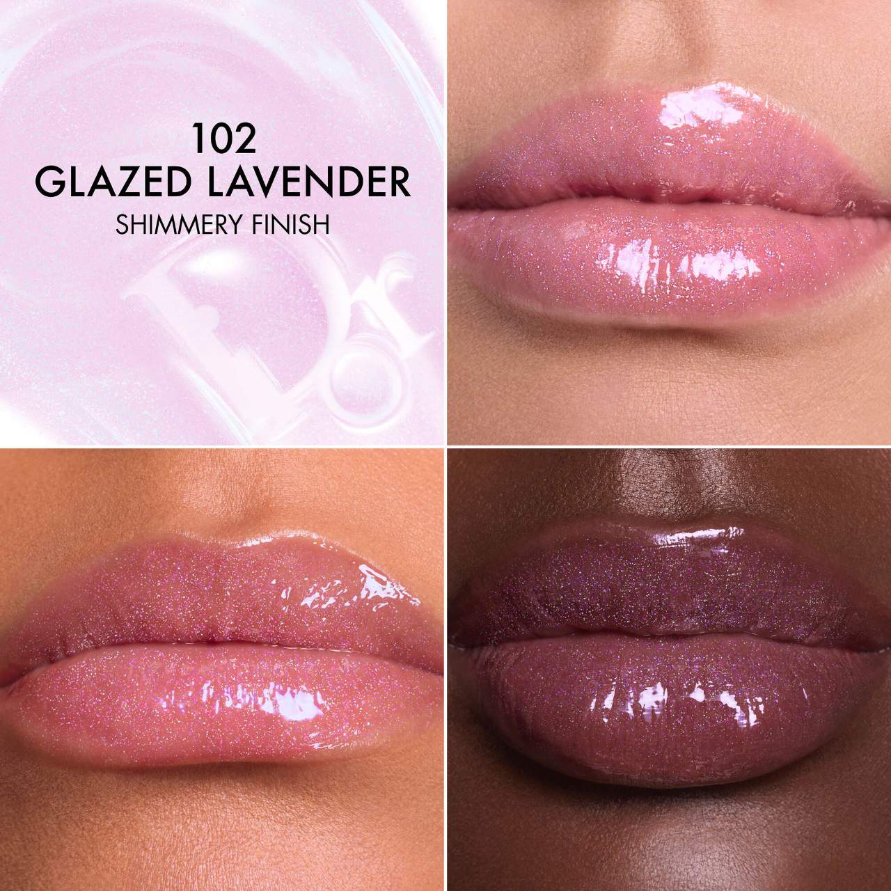 DIOR - Lip Glow Butter Hydrating Gloss Balm - 102 GLAZED LAVENDER