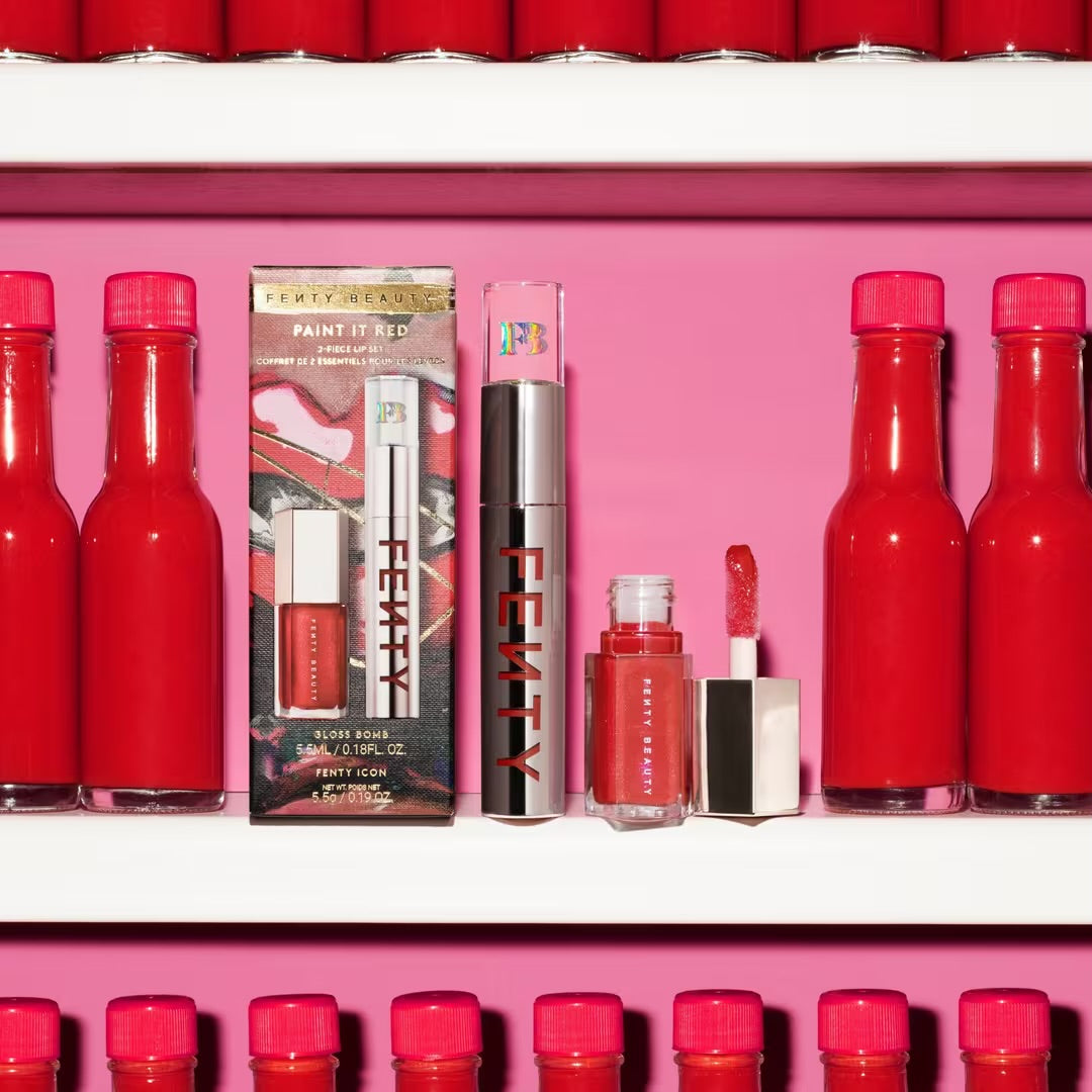 Fenty Beuaty - Paint It Red 2-Piece Lip Set