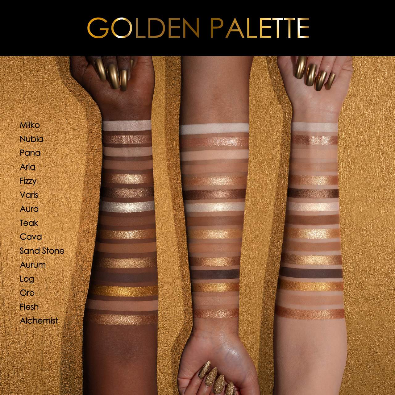 Natasha Denona - Golden Eyeshadow Palette