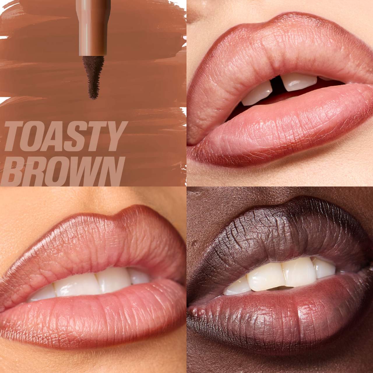 Huda Beauty - Lip Contour Stain - TOASTY BROWN