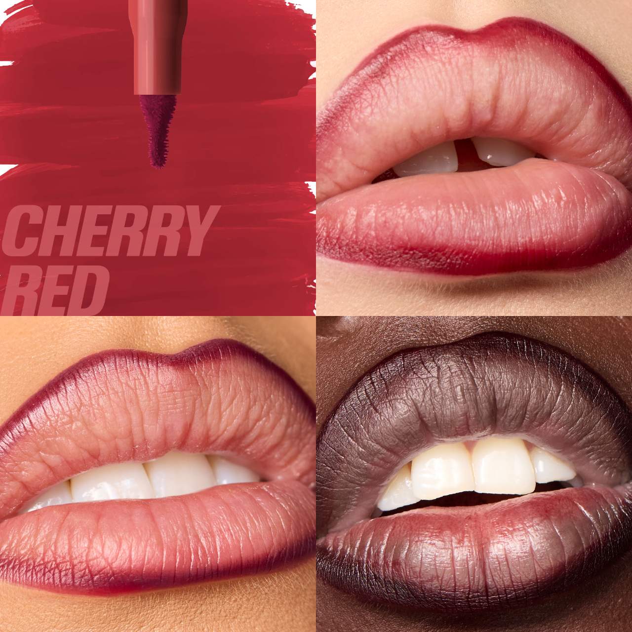 Huda Beauty - Lip Contour Stain - CHERRY RED