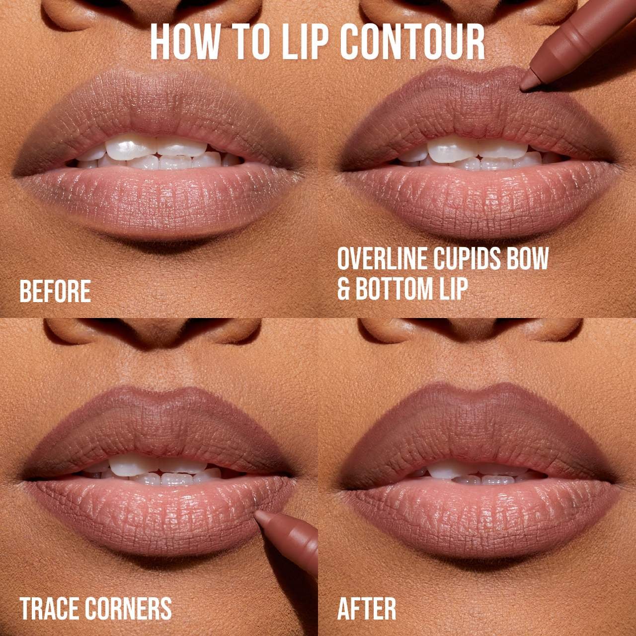 Huda Beauty - Lip Contour Matte Lip Liner - DEEP ROSE