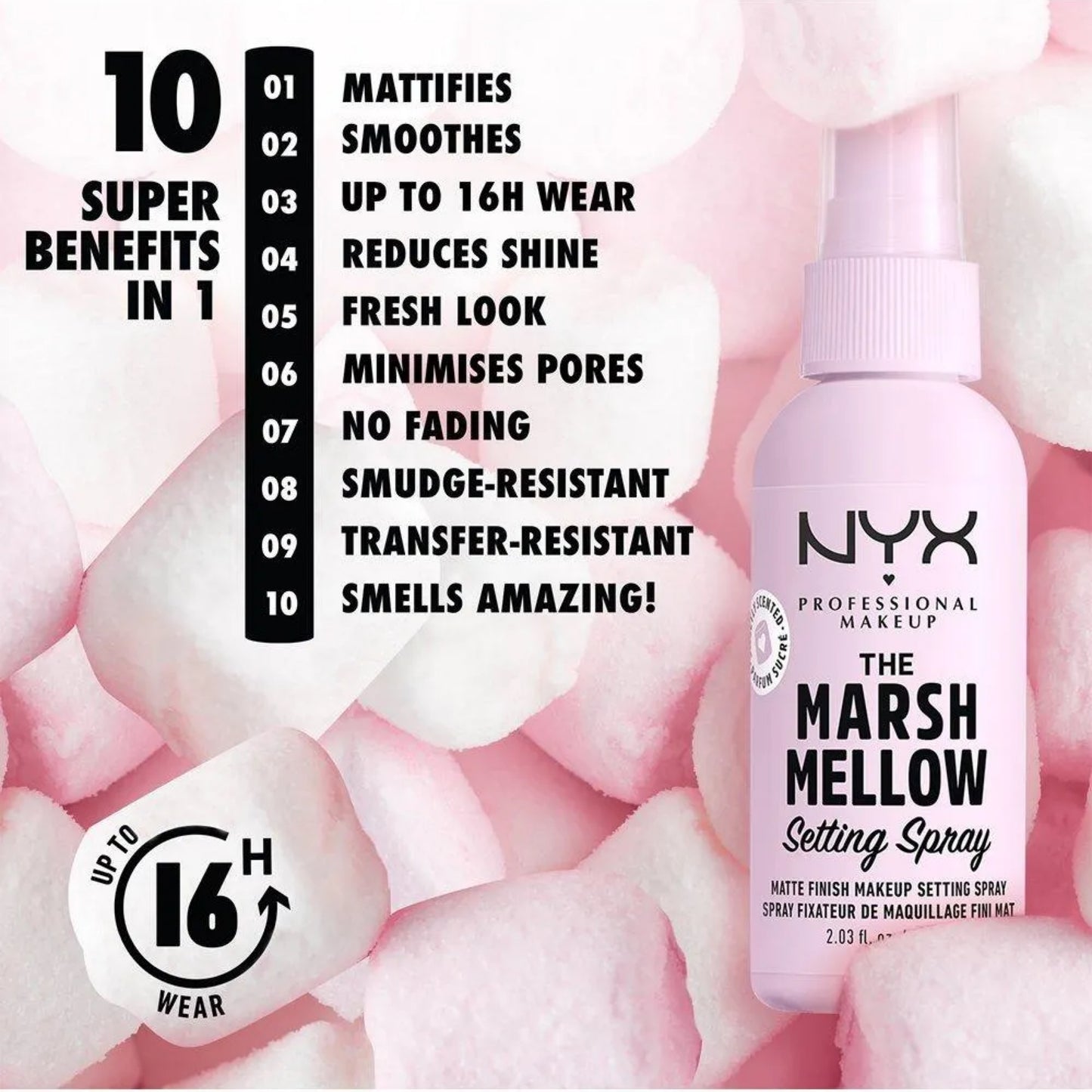 NYX Professional Makeup - Marshmallow Matte Setting Spray