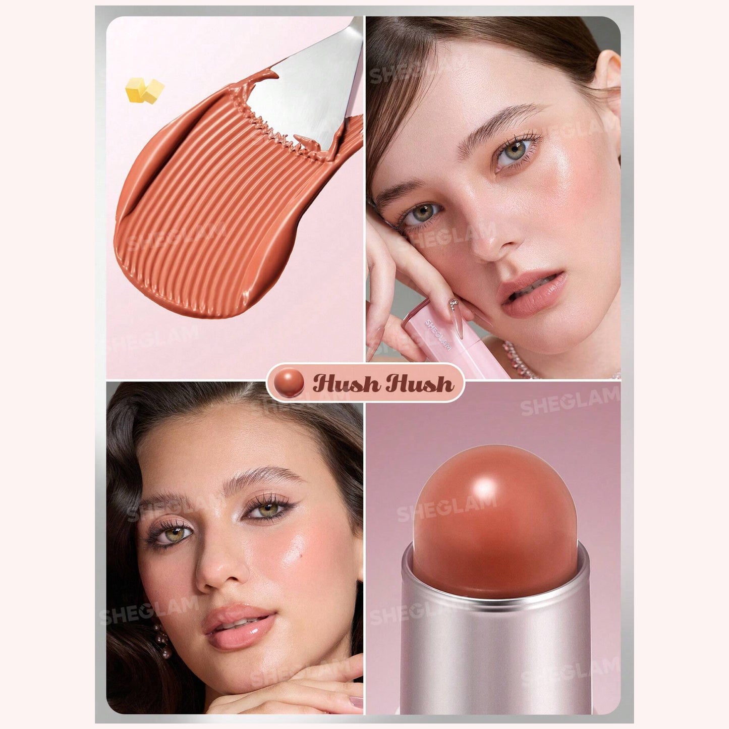 SHEGLAM - Buttery Bliss Blush Stick - HUSH HUSH