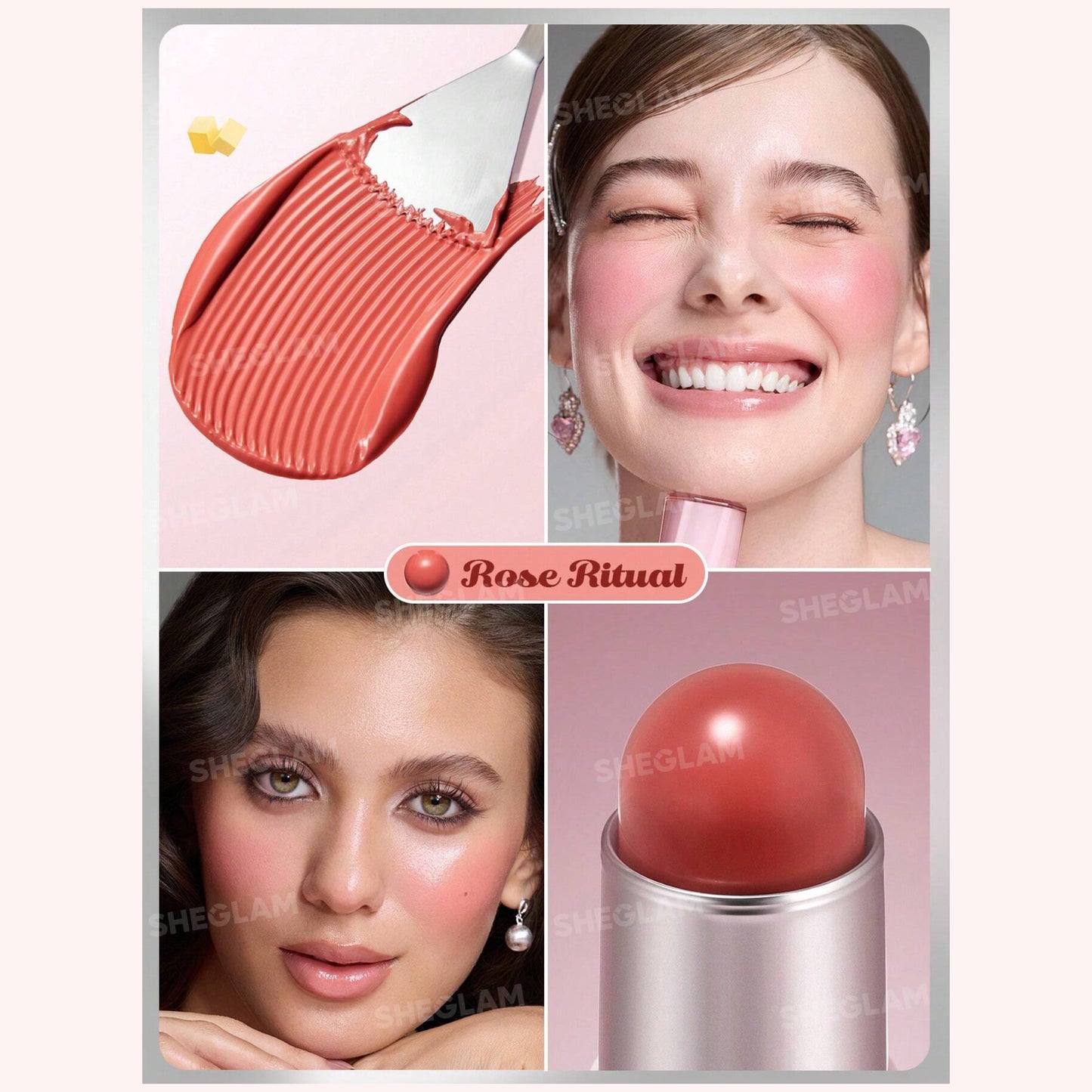 SHEGLAM - Buttery Bliss Blush Stick - ROSE RITUAL