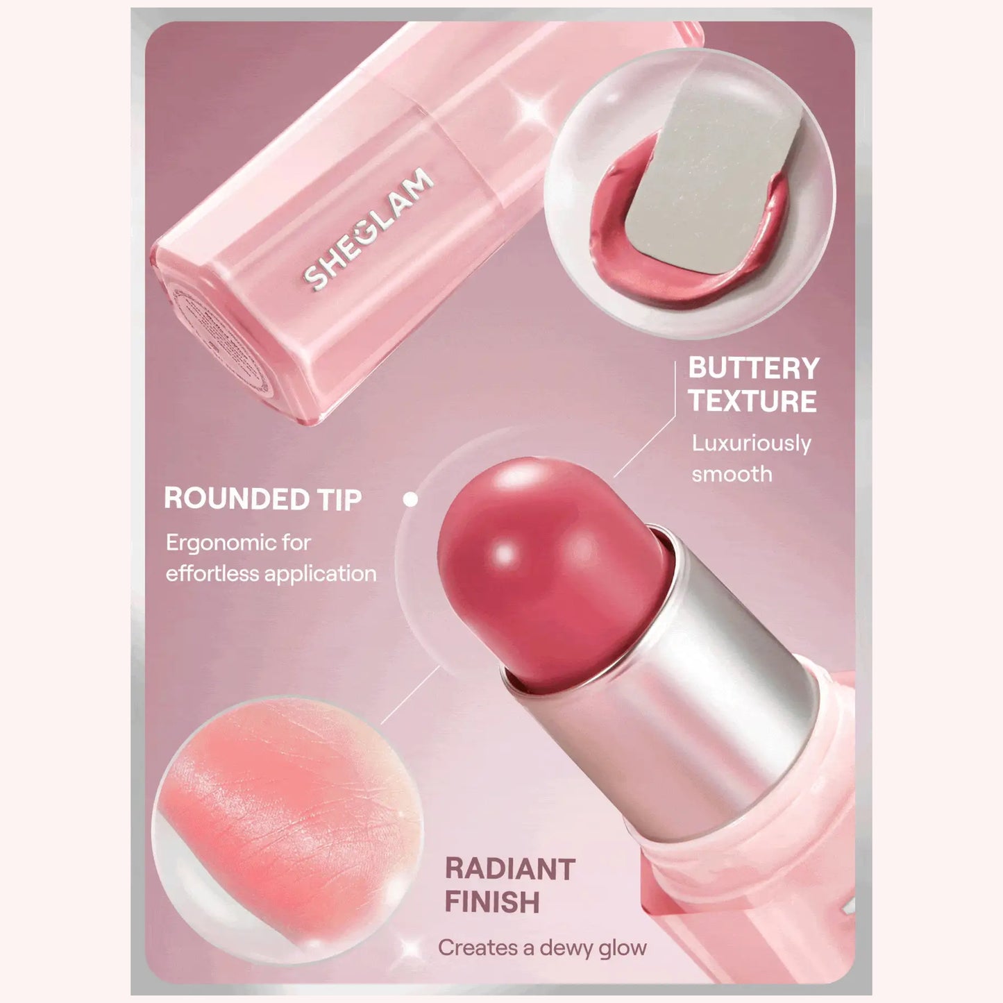 SHEGLAM - Buttery Bliss Blush Stick - ROSE RITUAL