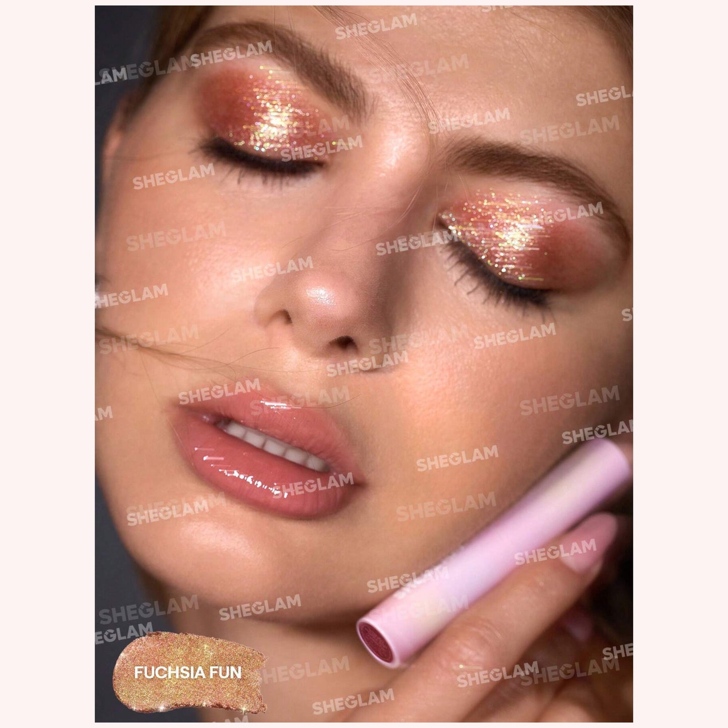 SHEGLAM - Crystal Jelly Glaze Stick - FUSCHIA FUN