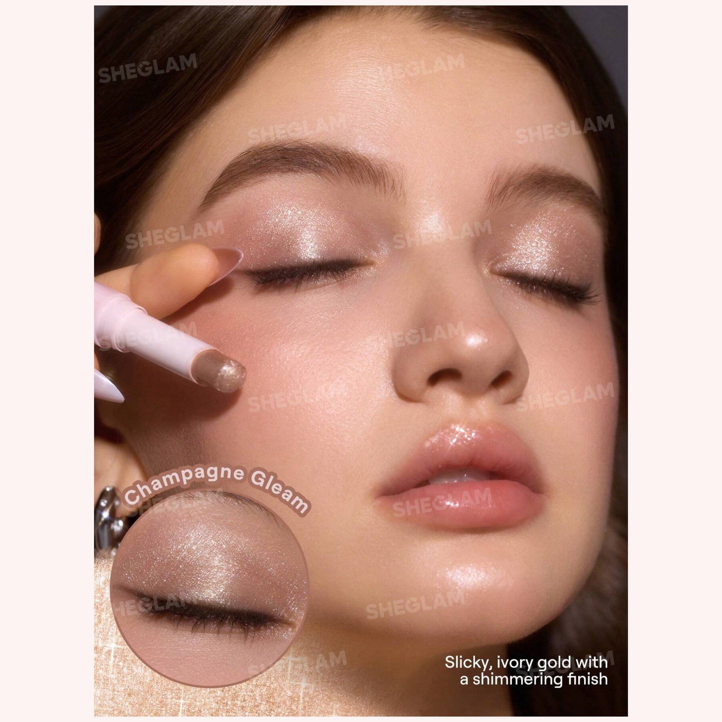 SHEGLAM - Crystal Jelly Glaze Stick - CHAMPAGNE GLEAM
