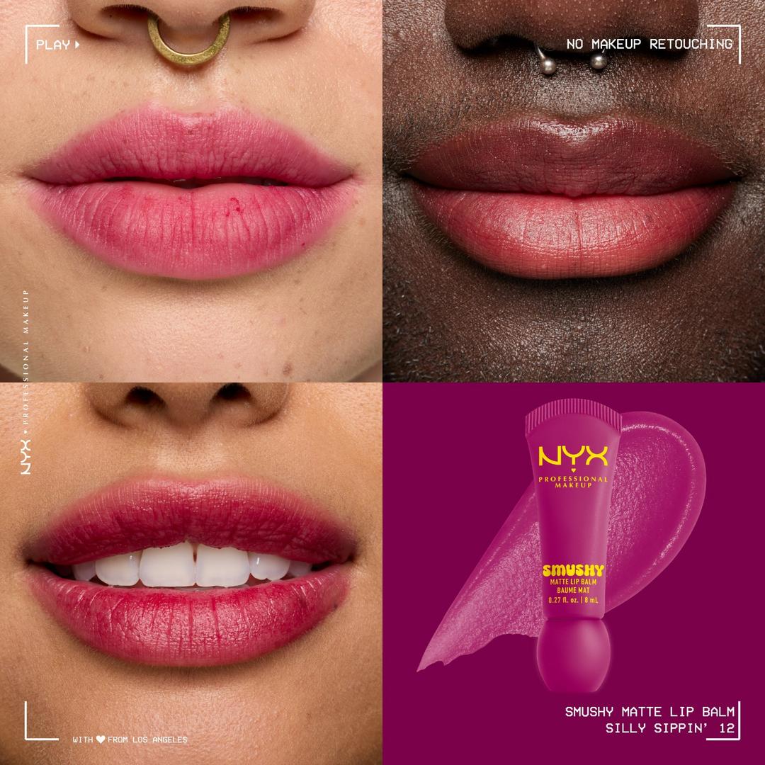NYX Professional Makeup - Smushy Matte Lip Balm - SILLY SIPPIN