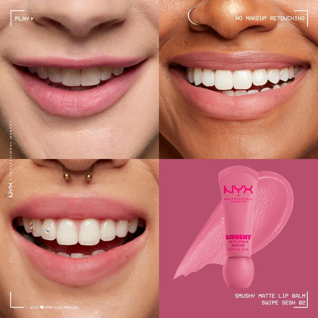 NYX Professional Makeup - Smushy Matte Lip Balm - SWIPE SESH