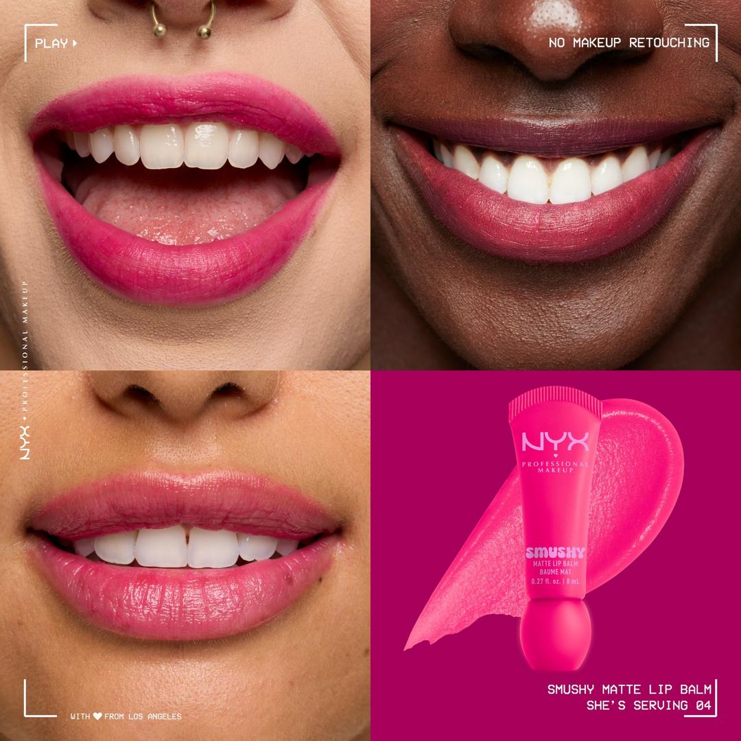 NYX Professional Makeup - Smushy Matte Lip Balm - SHE’S SERVING