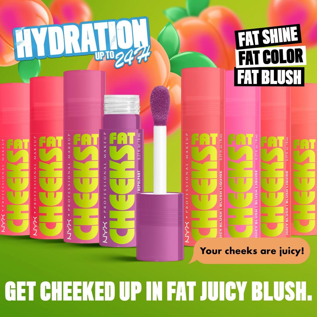 NYX Professional Makeup - Fat Cheeks Juicy Blush - DRAGON FRUIT DRIP
