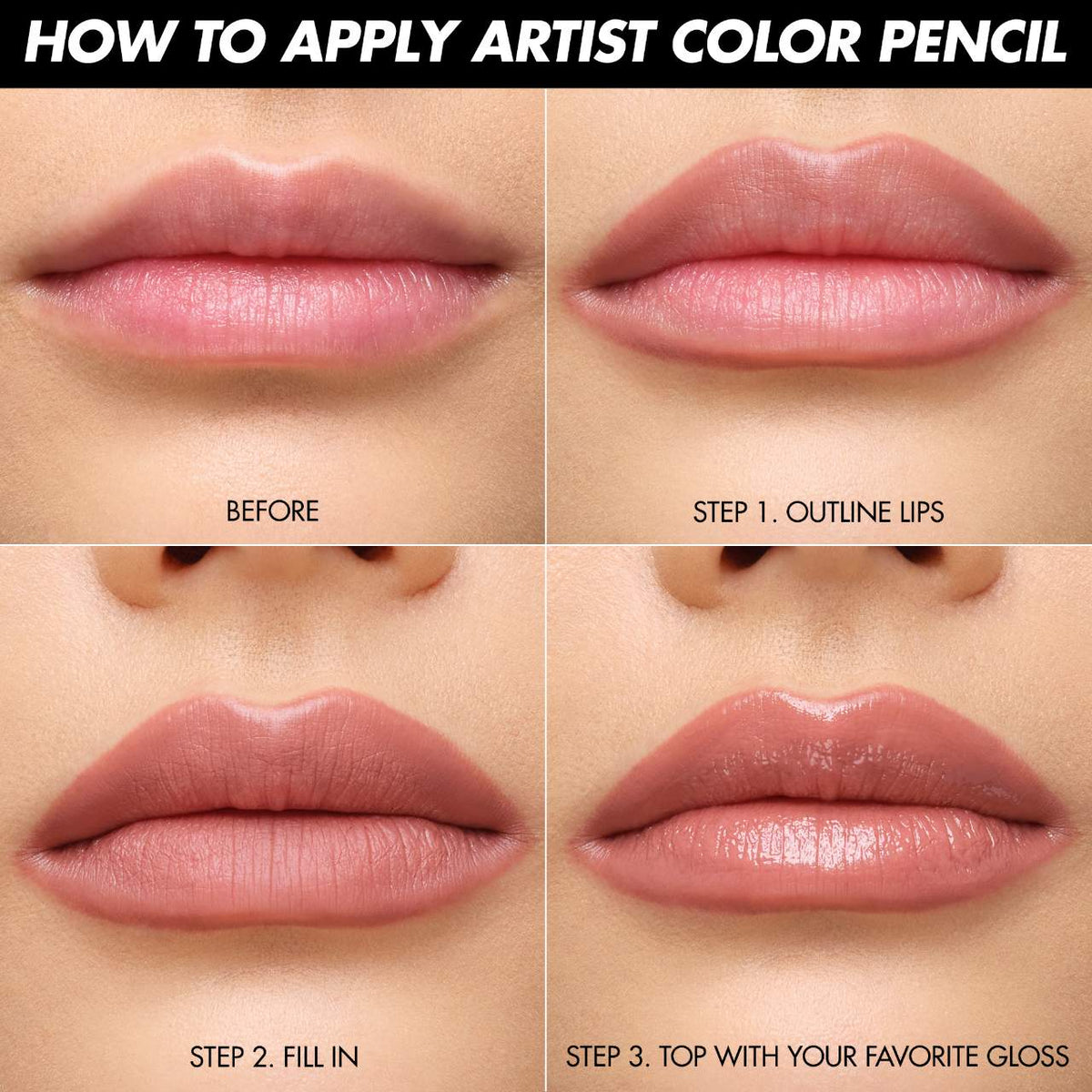 MAKE UP FOR EVER - Artist Color Pencil Longwear Lip Liner - 600 ANYWHERE CAFFEINE