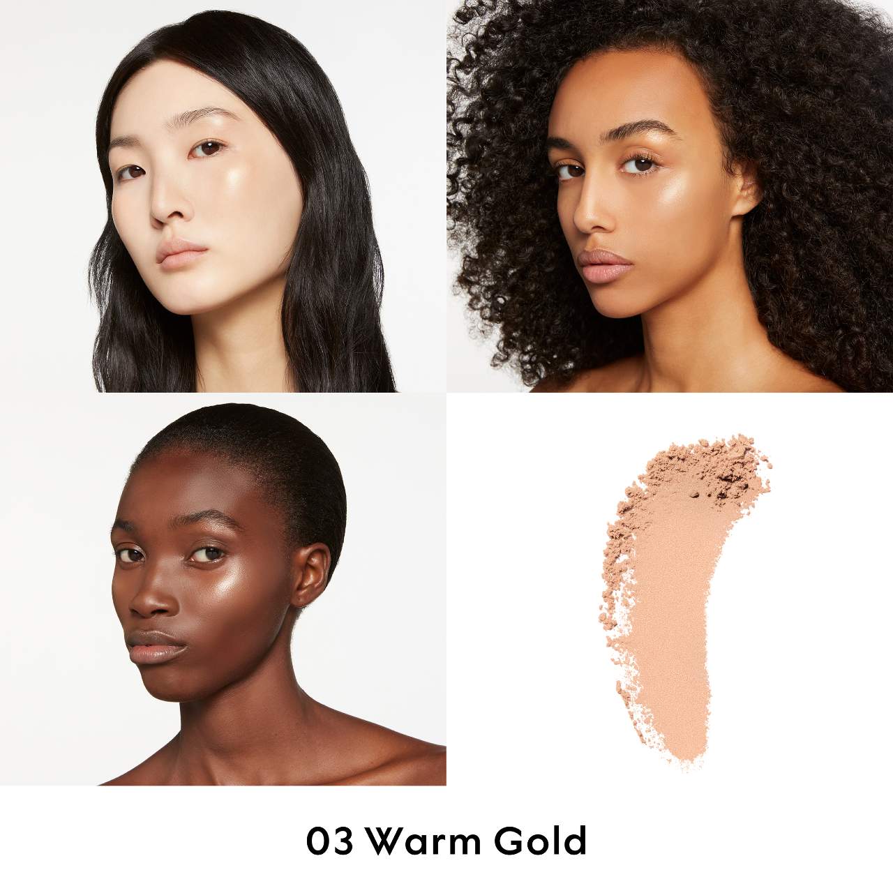 Gucci Glow Multi-Use Illuminating Gel-Powder Highlighter - 03 WARM GOLD