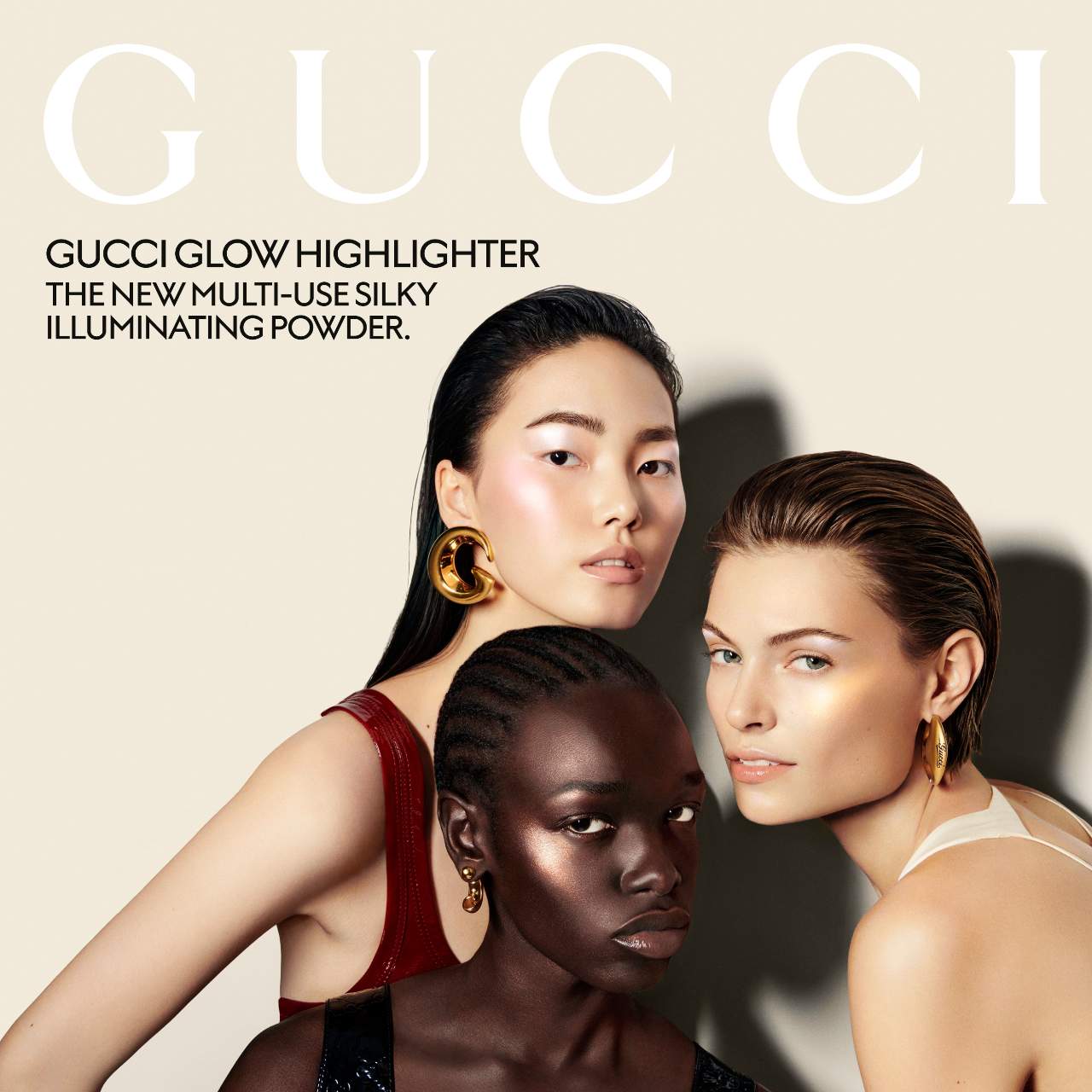 Gucci Glow Multi-Use Illuminating Gel-Powder Highlighter - 03 WARM GOLD