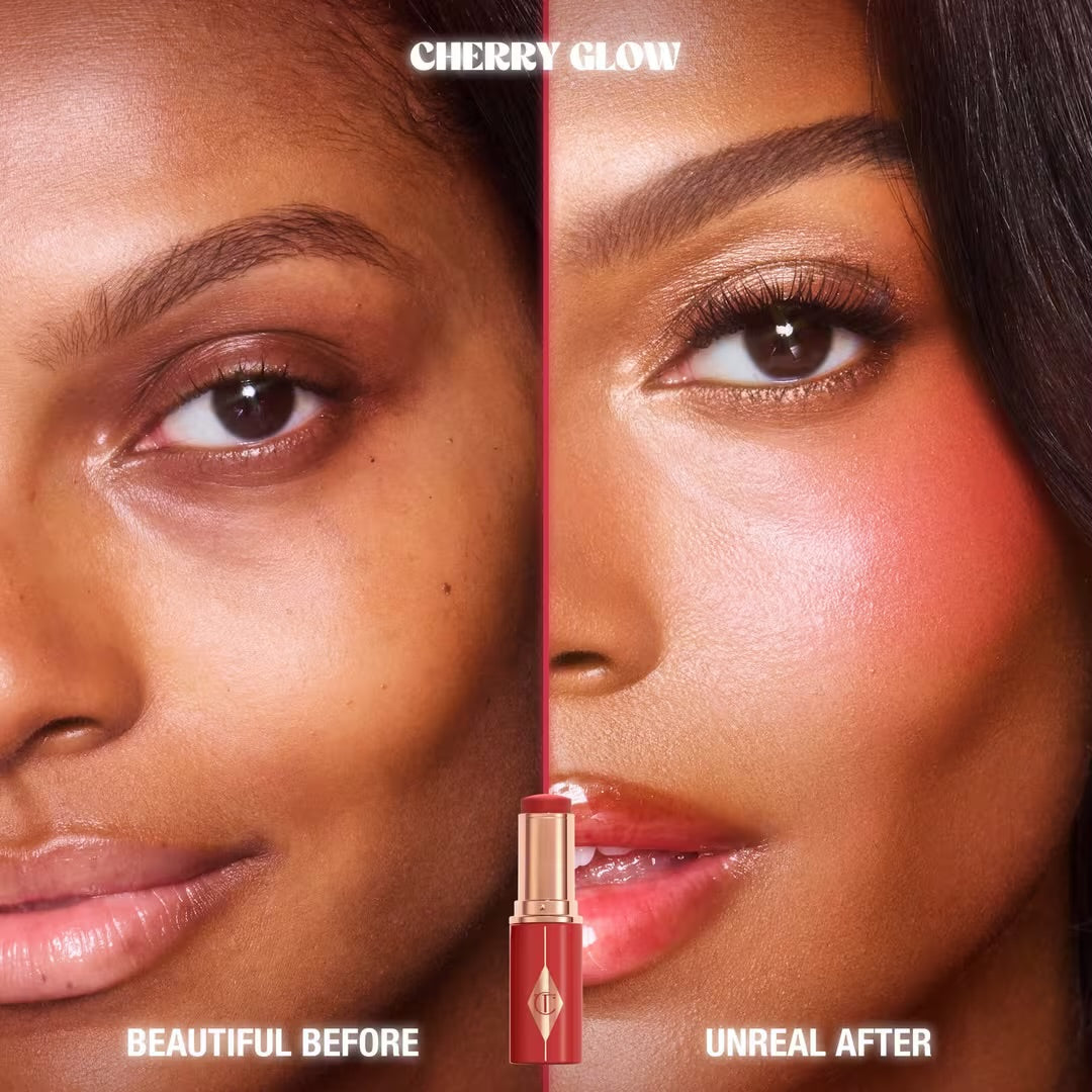 Charlotte Tilbury - Unreal Lip + Cheek Glow Blush Stick - CHERRY GLOW