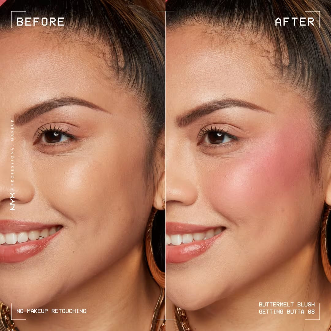 NYX Professional Makeup - Buttermelt Powder Blush - GETTING BUTTA