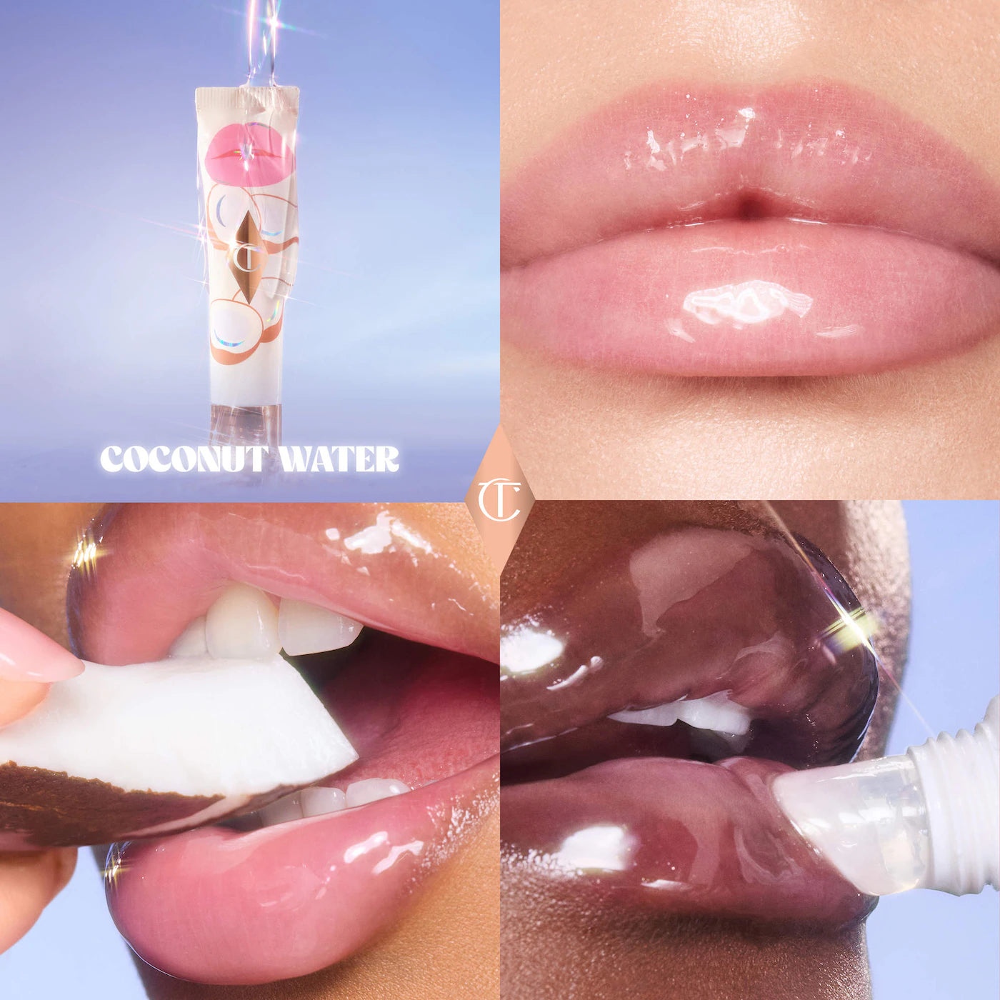 Charlotte Tilbury - Unreal Lips Healthy Glow Nectar Lip Oil - JUICYLICIOUS COCONUT WATER