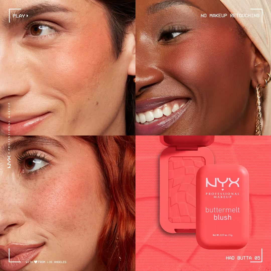 NYX Professional Makeup - Buttermelt Powder Blush - HAD BUTTA