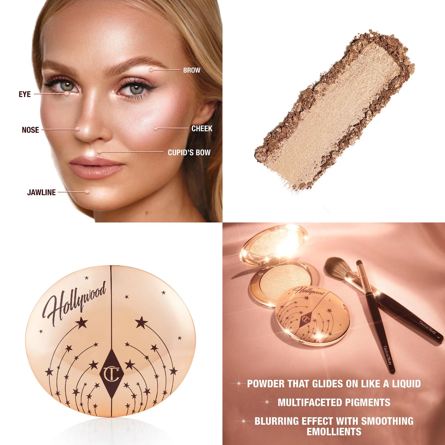 Charlotte Tilbury - Glow Glide Face Architect Highlighter - CHAMPAGNE GLOW