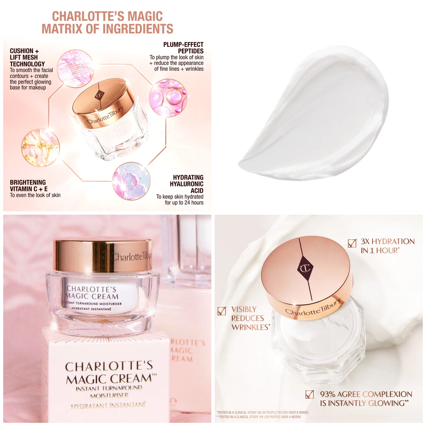 Charlotte Tilbury - Magic Cream Moisturizer with Hyaluronic Acid - 15ml