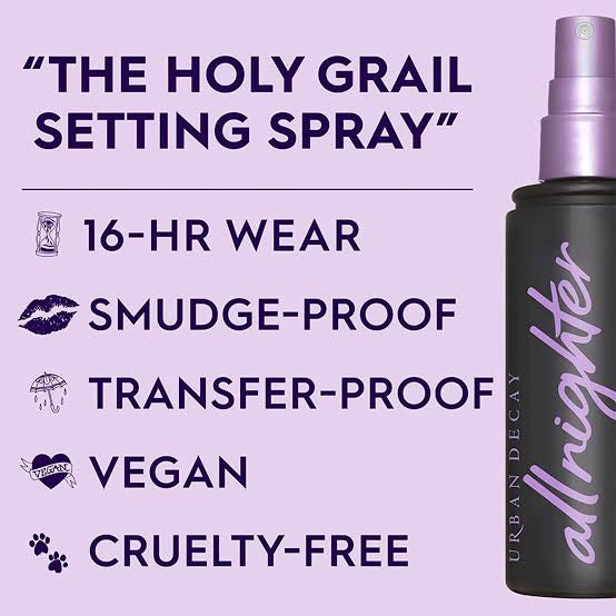 Urban Decay - All Nighter Waterproof Makeup Setting Spray - 118ml