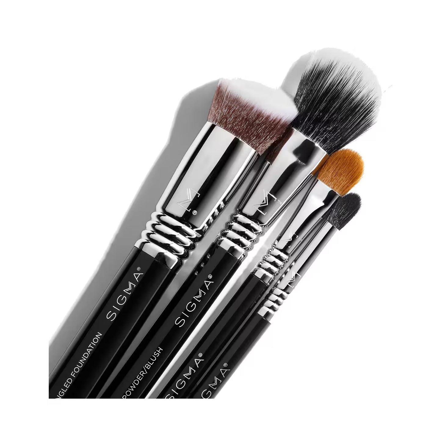 Sigma Beauty - Complete Makeup Brush Set - Black, Silver (4Pcs)