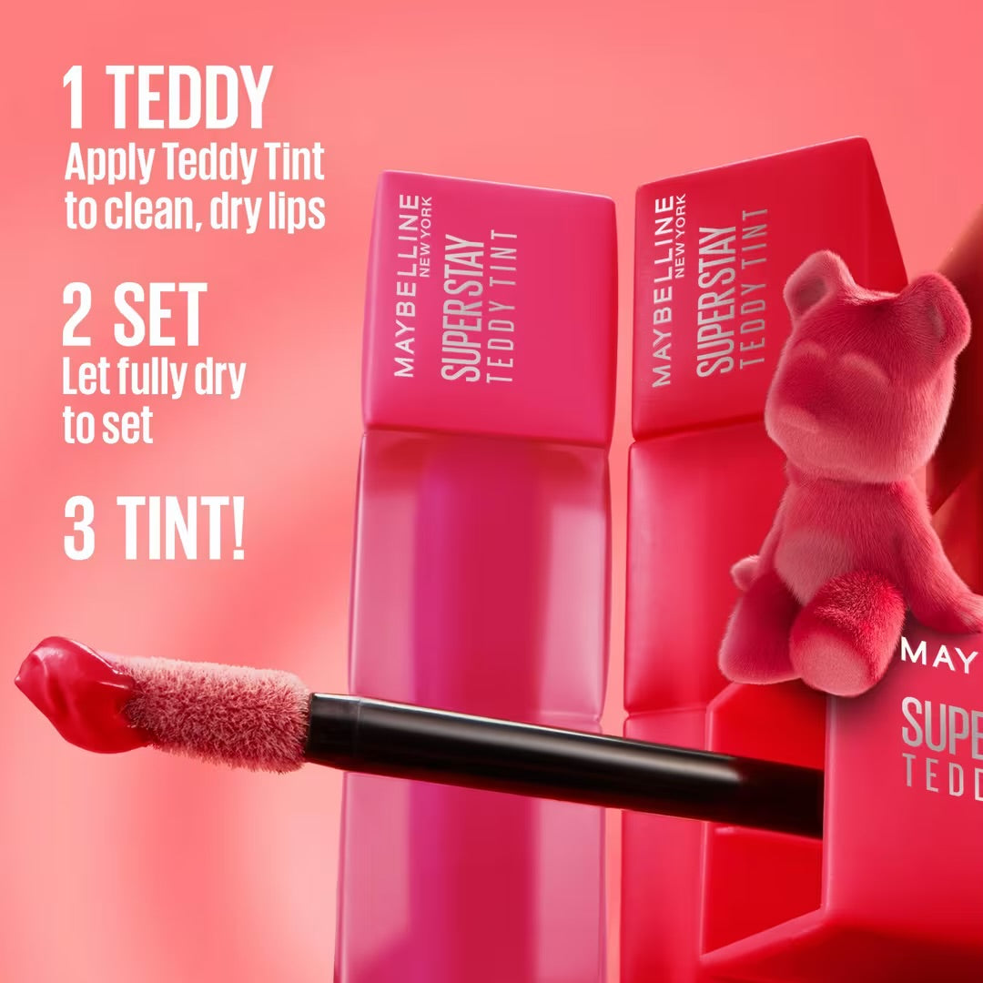 Maybelline - Super Stay Teddy Tint Long Lasting Matte Lip Tint - PETALCORE