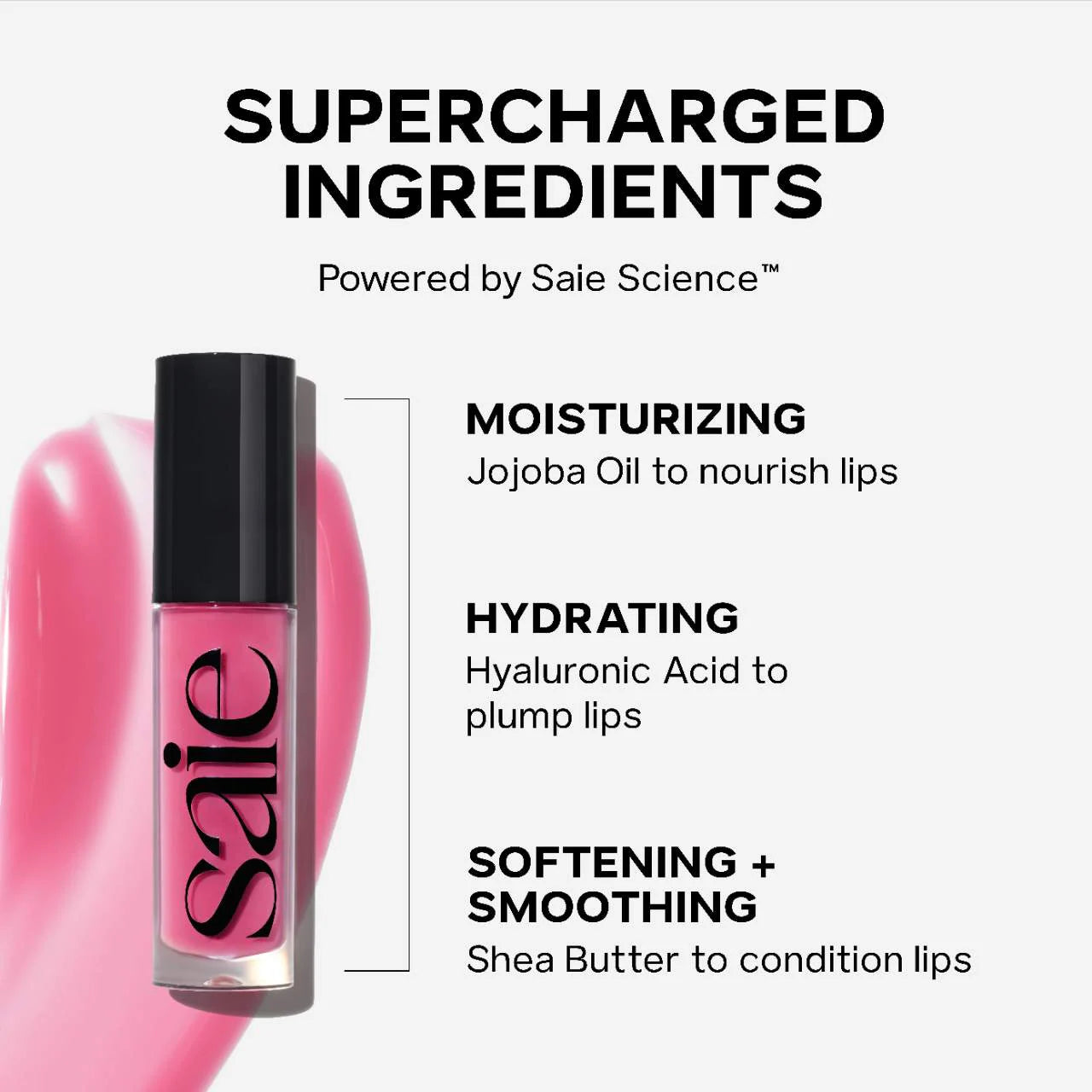 Saie - High-Shine Hydrating Lip Gloss Oil - DREAM