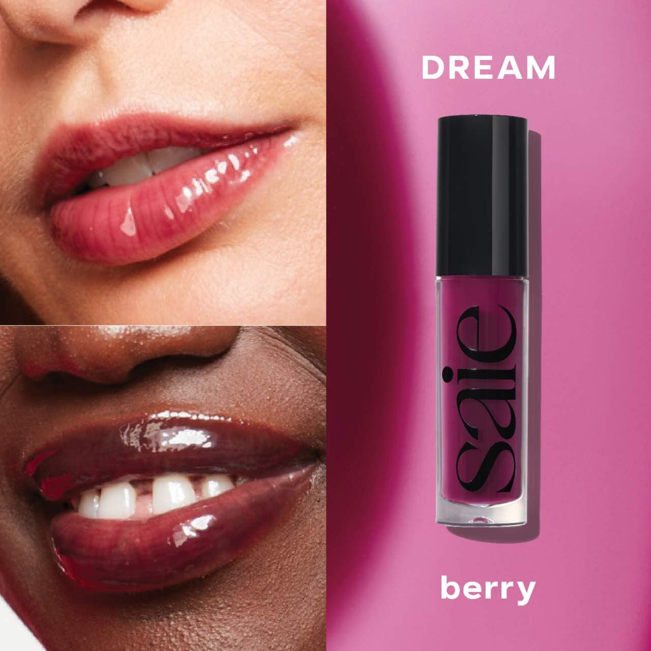 Saie - High-Shine Hydrating Lip Gloss Oil - DREAM