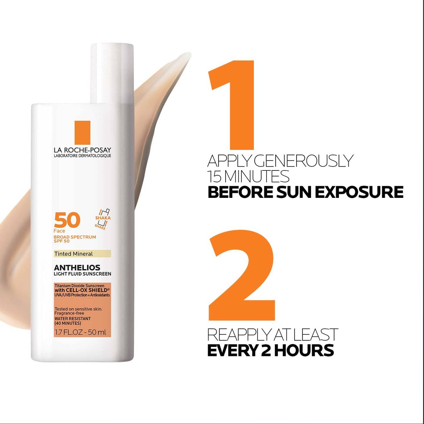 La Roche Posay - Anthelios SPF 50 Mineral Tinted Sunscreen For Face - 50ml