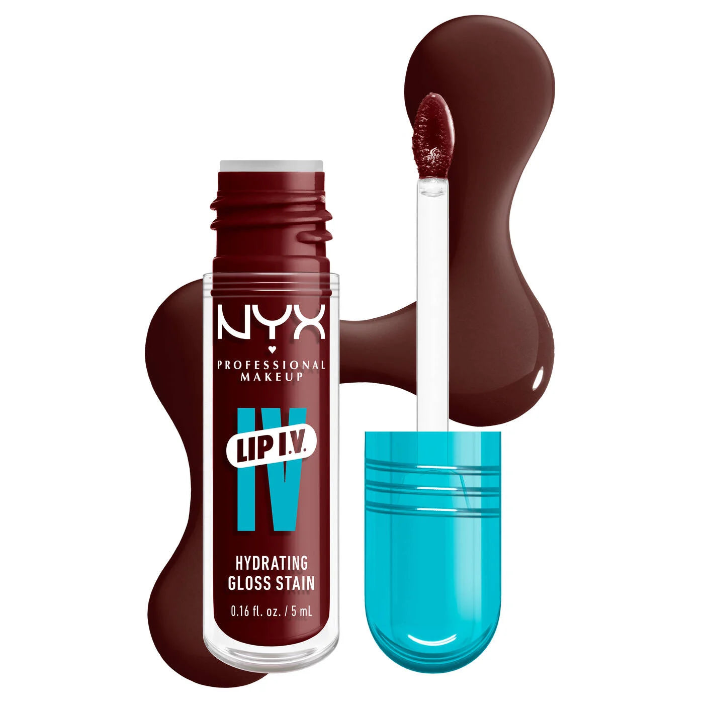 NYX Professional Makeup- Lip I.V. Hydrating Lip Gloss Stain - WATER ‘BOUT WINE?