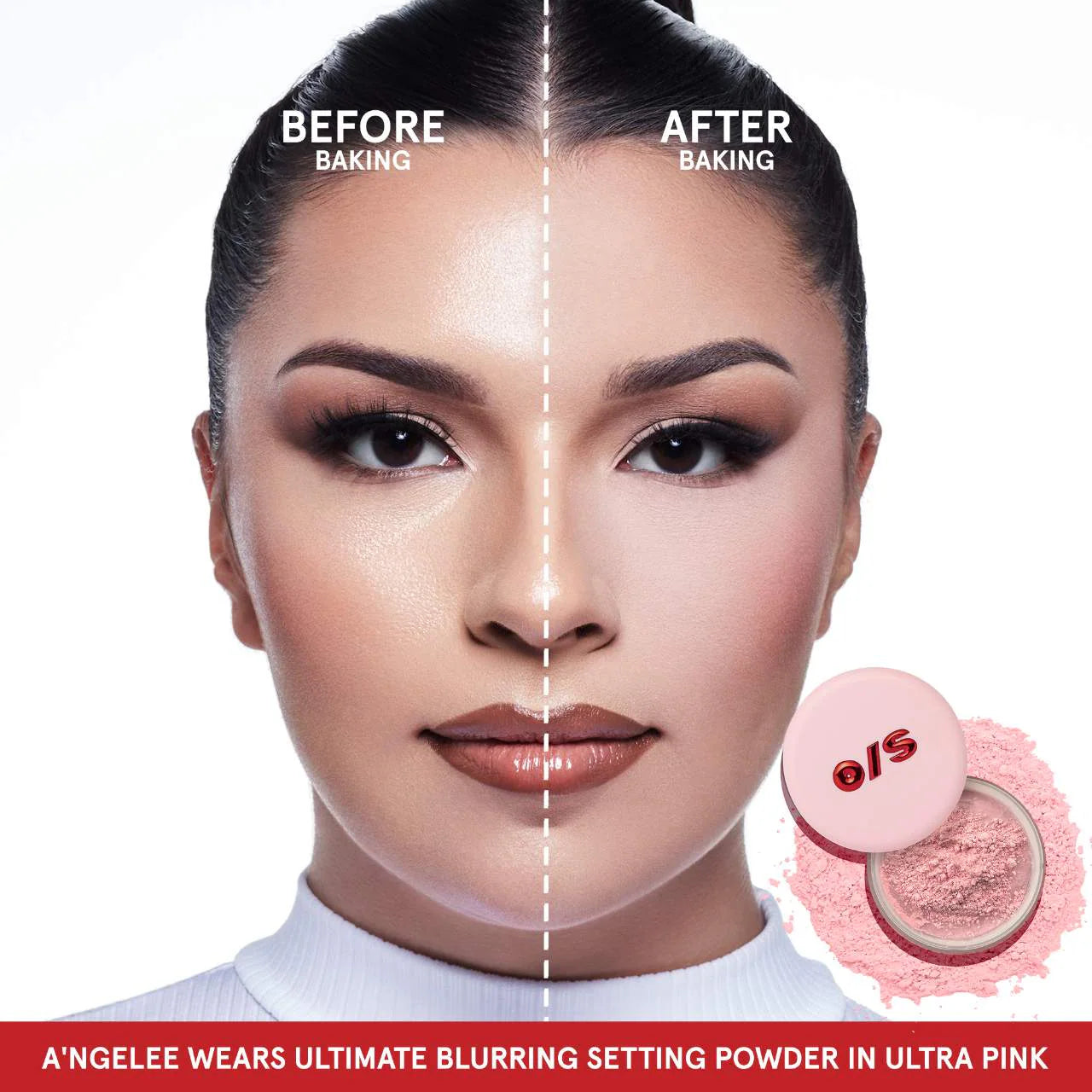 ONE/SIZE - Ultimate Blurring Setting Powder - ULTRA PINK
