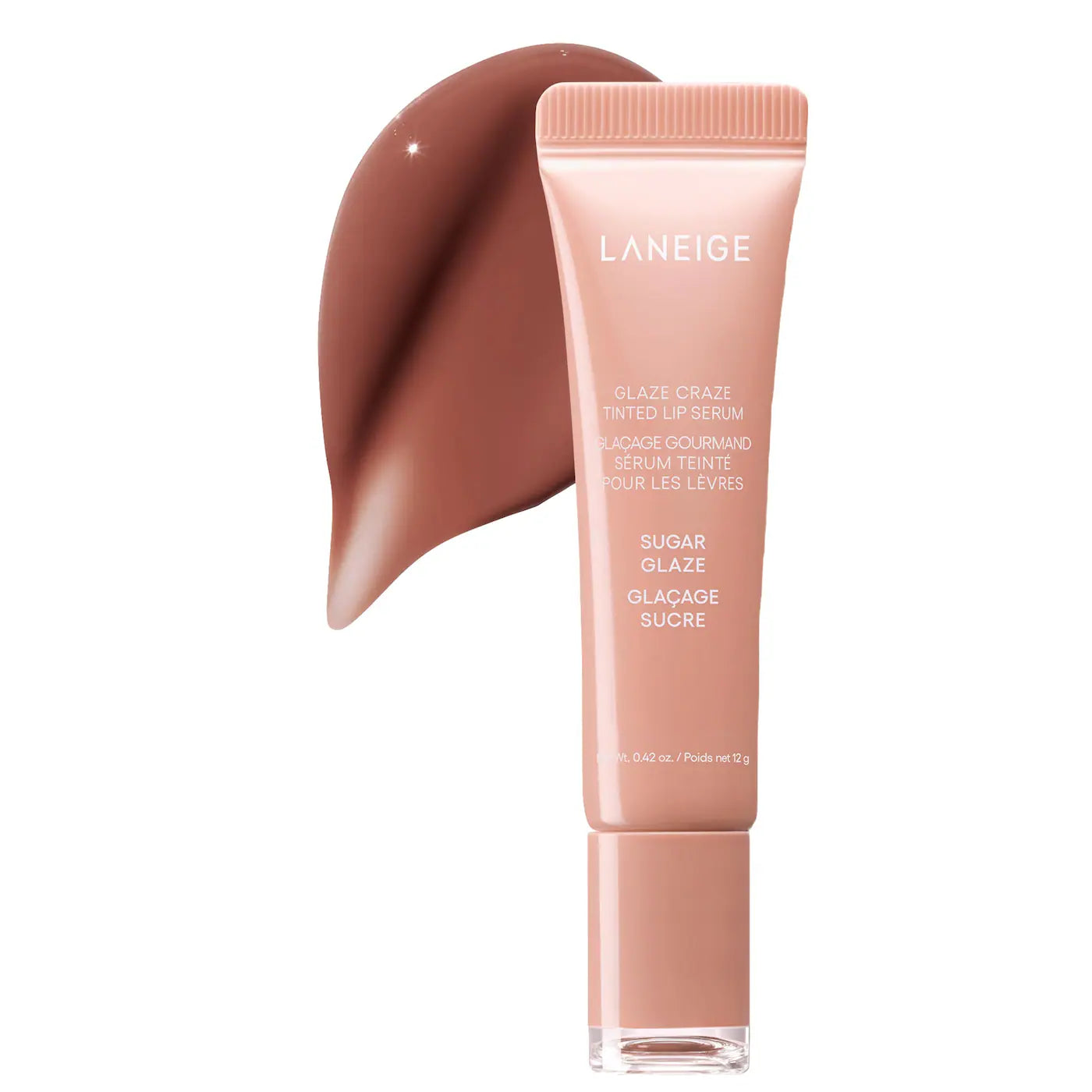 LANEIGE - Glaze Craze Tinted Polypeptide Lip Serum - SUGAR GLAZE