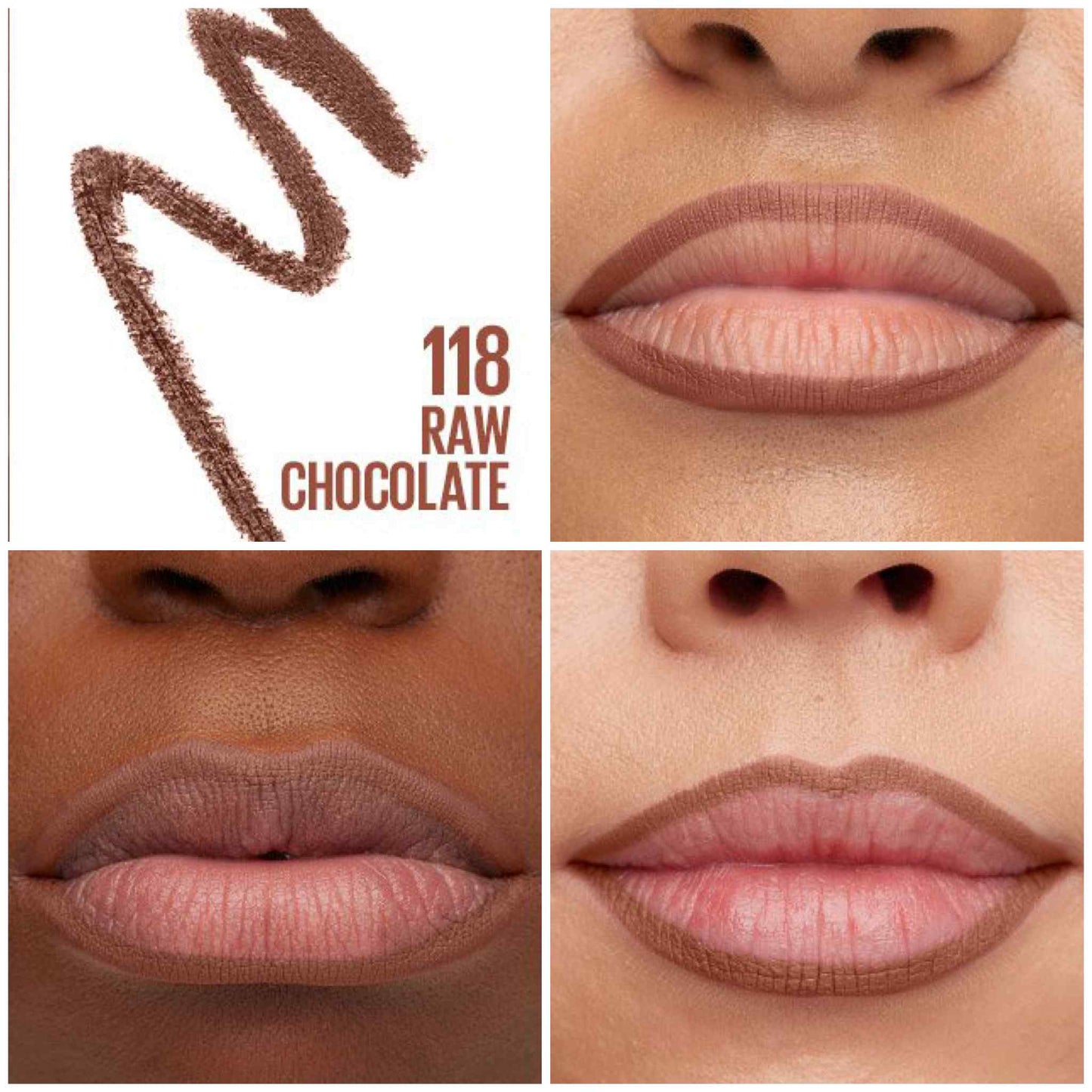 Maybelline - Color Sensational Shaping Lip Liner - RAW CHOCOLATE