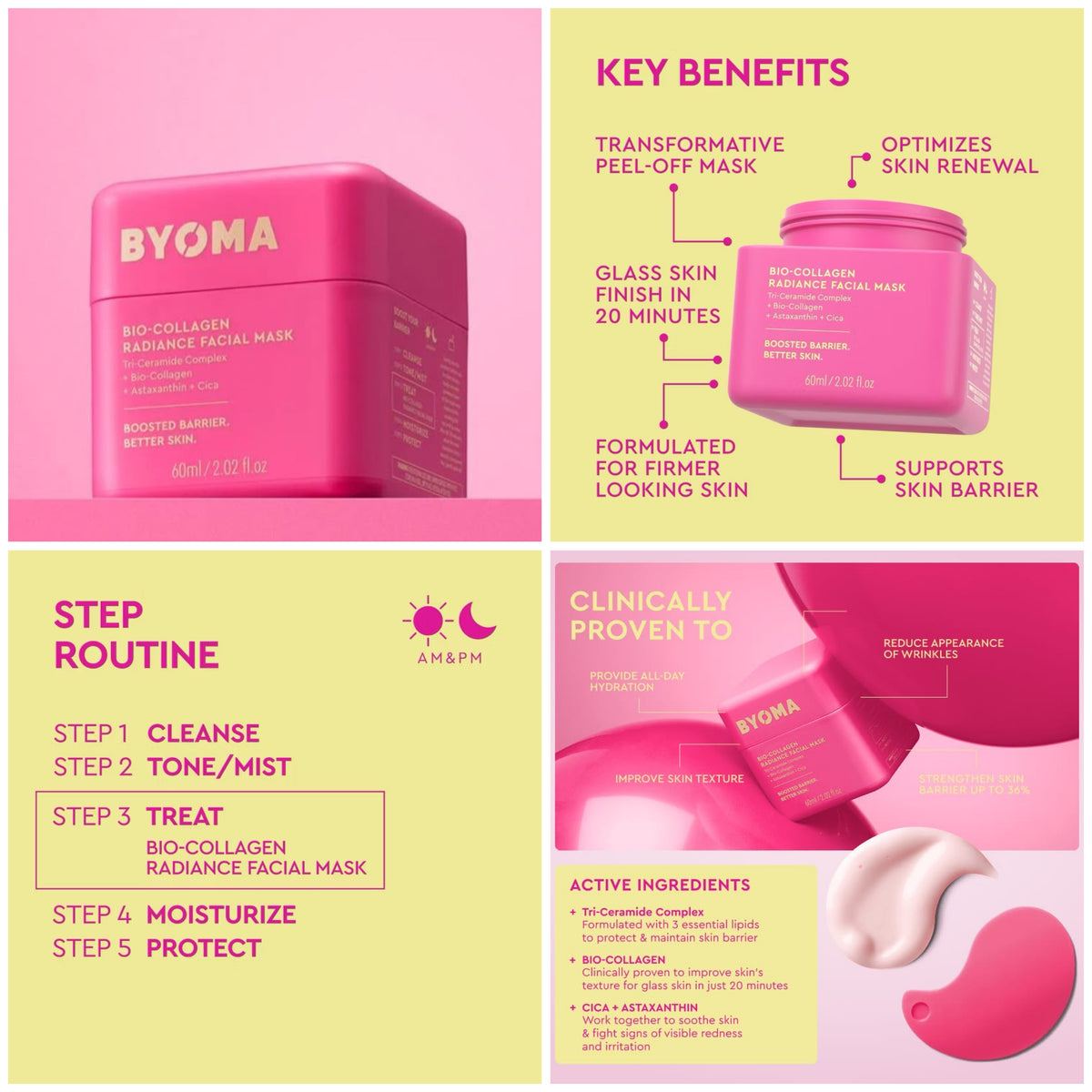 BYOMA - Bio-Collagen Radiance Facial Mask