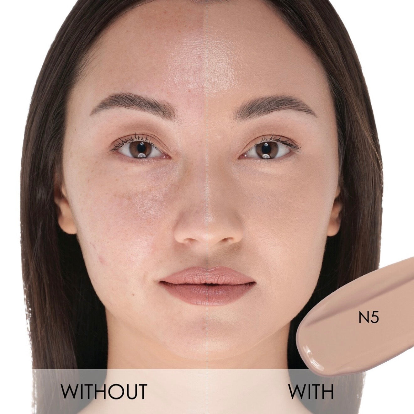 NATASHA DENONA- Hy-Glam Brightening & Hydrating Medium to Full Coverage Crease Proof Serum Concealer- N5