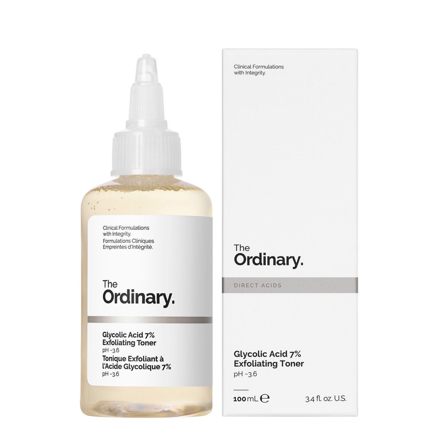 The Ordinary - Glycolic Acid 7% Exfoliating Toner - 100ml