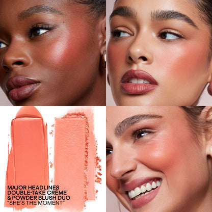 Patrick Ta - Major Headlines Double-Take Crème & Powder Blush Duo - SHE’S THE MOMENT