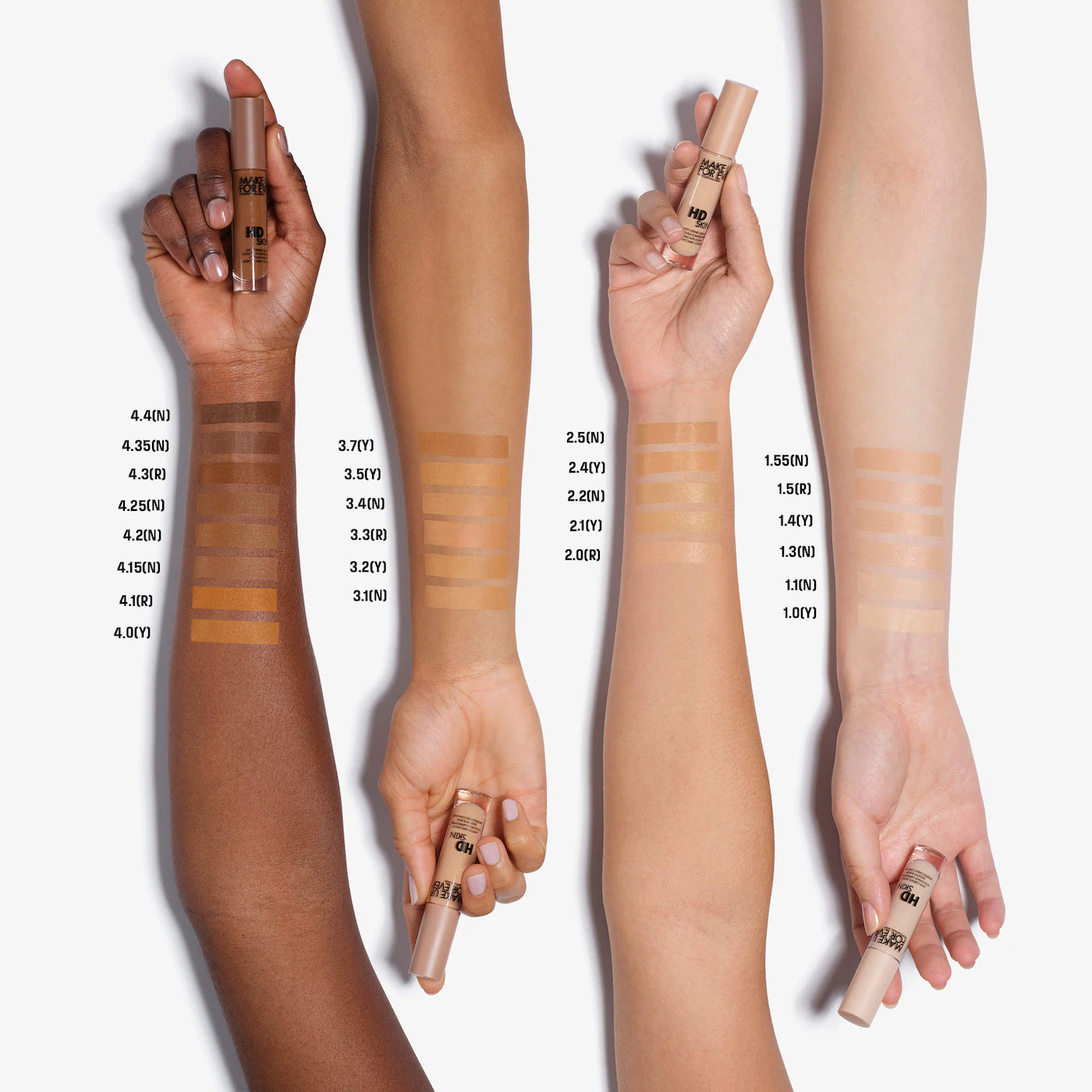 MAKE UP FOR EVER - HD Skin Smooth & Blur Undetectable Under Eye Concealer - 2.2N MACADAMIA