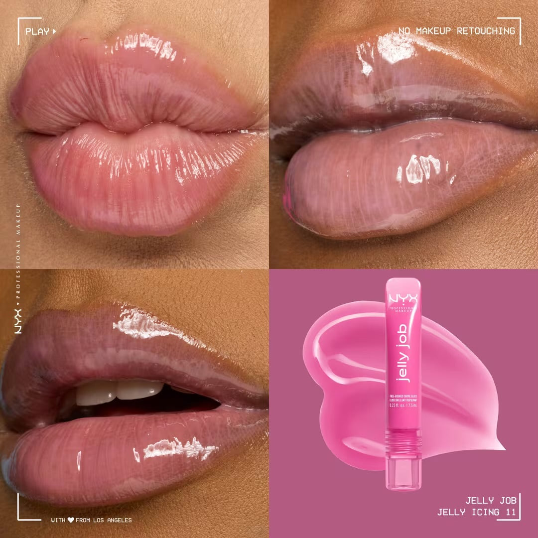 NYX Professional Makeup - Jelly Job Lip Gloss - JELLY ICING