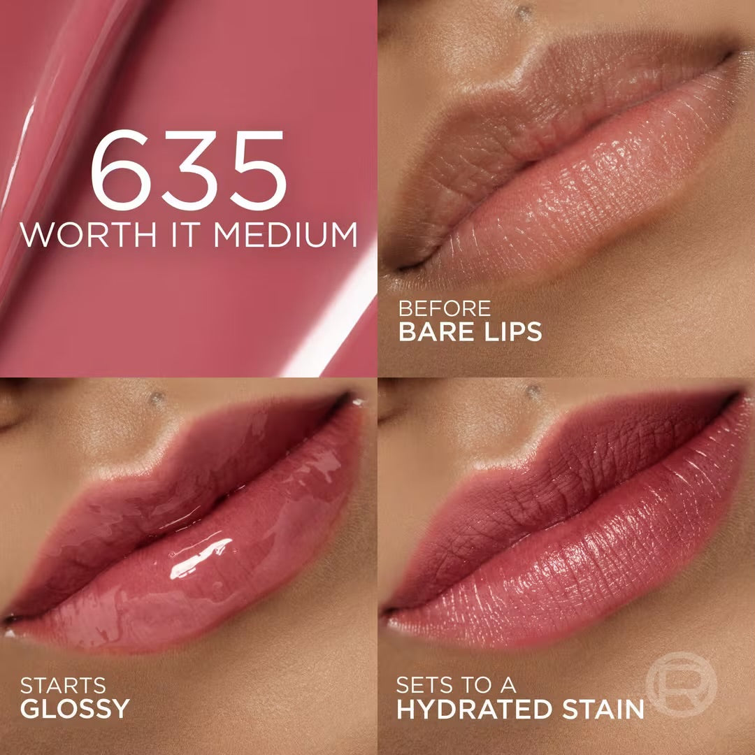 L'Oreal - Hyaluron Tint Lip Stain Serum - WORTH IT MEDIUM