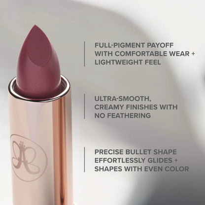 Anastasia Beverly Hills - Long-Wearing Matte & Satin Velvet Lipstick - DUSTY ROSE